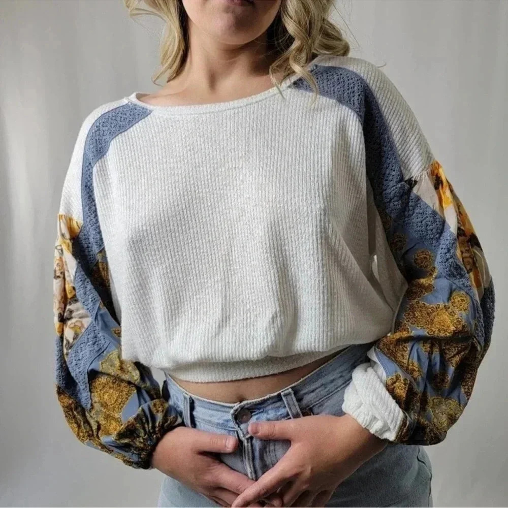 Free People Casual Clash Thermal Top - Picture 7 of 11